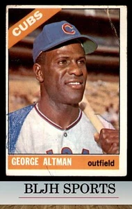 1966 Topps #146 George Altman Chicago Cubs - Picture 1 of 2