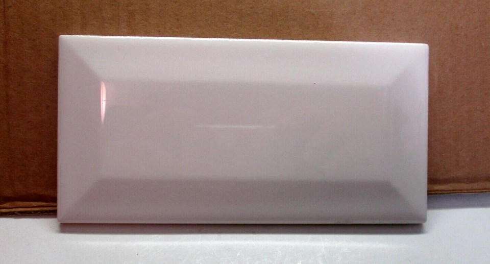 1 Azulejo de Pared American Olean Biselado 744704499165 EE. UU. Blanco Cerámica 6 X 3" Metro Foto 1 de 4