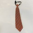 Neck Tie Boy Red Plaid Solid Silk Classic Nordic Fair Isle Textured Suit Narrow