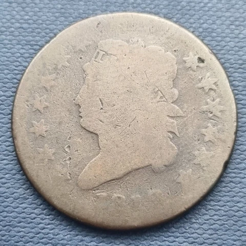 1812 Classic Head Large Cent 1c Circulated #49886 Cover