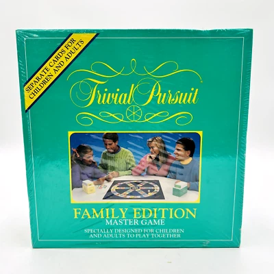 NIB Sealed Vtg. Trivial Pursuit Master Game Family Edition 1992 - Image 1 of 4