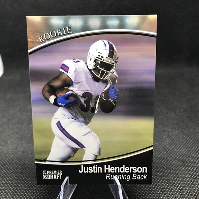 2021 Sage Premier Draft #87 JUSTIN HENDERSON Louisiana Tech Bulldogs - Image 1 of 2