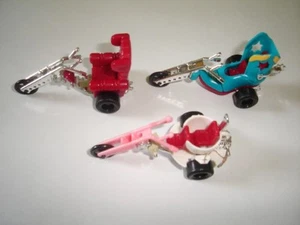 HOT ROD SHOW TRIKES MODEL MOTORCYCLES SET 1:64 H0 - KINDER SURPRISE MINIATURES - Picture 1 of 1