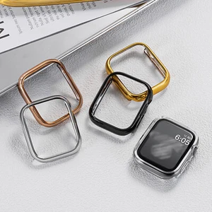 Do iWatch Series 10 9 8 7 6 5 4 Ultra twarda odporna na wstrząsy poszyta obudowa ramy zderzaka - Zdjęcie 1 z 18