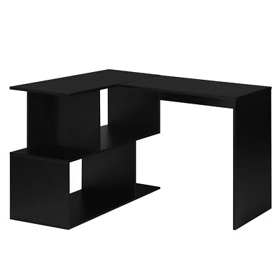 Schreibtisch Computertisch Eckschreibtisch Winkelschreibtisch Bürotisch TS64sz - Bild 1 von 4