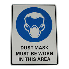 Warning Safety Sign Mask Must Be Worn In This Area Workshop Health Office Notice