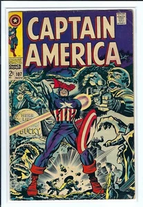 (1968) Marvel Captain America #107 - 1. Auftritt Dr. Faustus Stan Lee - FN/FN+ - Bild 1 von 1