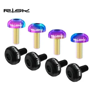 Bolts Water Bottle Cage Cycling Parts M5x12mm Mountain Bike Titanium Alloy - Picture 1 of 68