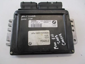 BMW MINI Cooper 1.6 Manual R50 Engine ECU Module Only 2004 W10 Genuine - 7527610 - Foto 1 di 3