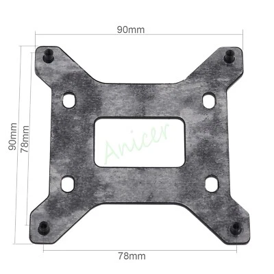 Metal Intel LGA 1700 Backplate CPU Radiator Base Heatsink Mounting Bracket - Image 1 of 4