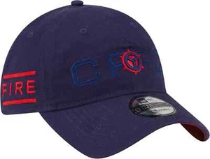 New Era Chicago Fire FC 9TWENTY Hat Unisex Navy Red Adjustable - Picture 1 of 12