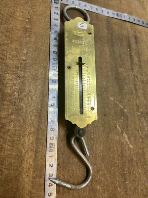 n° 5 outil ancien / OLD TOOL  /  BALANCE peson a Ressort Poket de 25 kg. - Photo 1/4