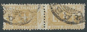 1914-22 REGNO USATO PACCHI POSTALI 3 LIRE - Z4-5 - Picture 1 of 1
