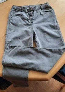Damen Jeans Hose Freizeit Stretch Gerade Dehnbund Grey Denim Gr. 42 Neu - Bild 1 von 4