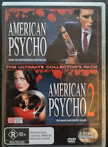 American Psycho 1 + 2 DVD SET - Movie Double - Cult Classic Serial Killer Horror