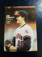 Jim Abbott California Angels 1989 Baseball's Best Five #6 Pacific Cards Oddball