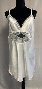 Galina Signature Wedding Night Lingerie Nightie White Bridal Medium Mesh Insert - Picture 1 of 10