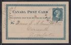 Canada - Jul 13, 1880 Barrington , NS Split Circle on Domestic Card