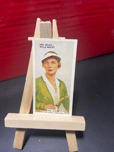 1935 GODFREY PHILLIPS LTD. IN THE PUBLIC EYE Helen Wills Moody #32 tennista - Foto 1 di 2