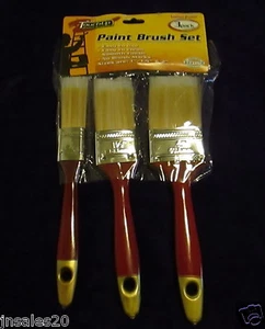 DELUXE 3-TEILIGES PINSELSET - 1', 1 1/2", 2" MT011 KOSTENLOSER VERSAND NEU IM KARTON - Bild 1 von 1