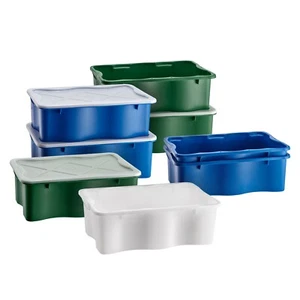 Aufbewahrungsbox 35 L Multibox Deckel Kunststoffbox Stapelbox Lagerkiste - Bild 1 von 24