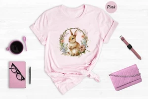 Baby Bunny Easter Shirt, Cute Bunny T-Shirt, Rabbit Shirt, Rabbit Lover Gift - Picture 1 of 7