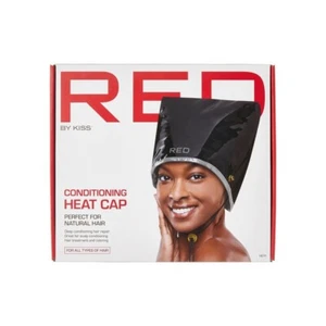 GORRA TÉRMICA ACONDICIONADORA RED BY KISS PERFECTA PARA CABELLO NATURAL #HC11 - Imagen 1 de 5