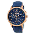 Mathey-Tissot Edmond Chronograph Quartz Blue Dial Men's Watch H1886CHPBU