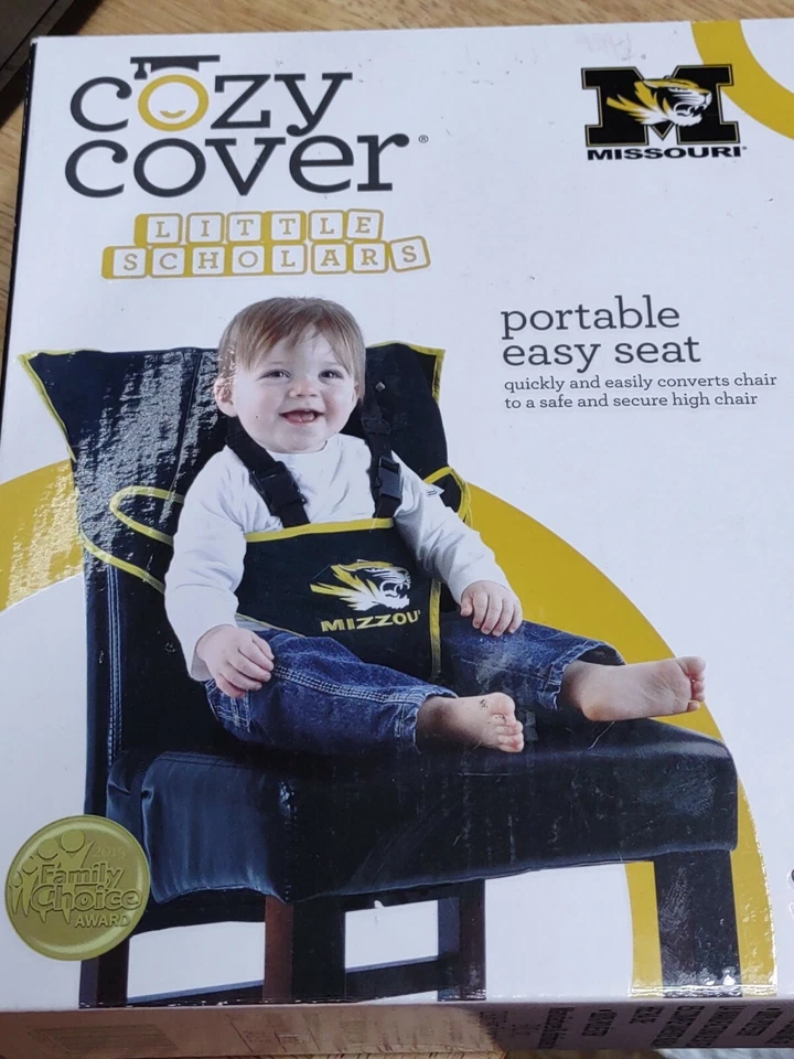 University of Missouri Cozy Cover Portable Easy Seat 6mos 35lbs
