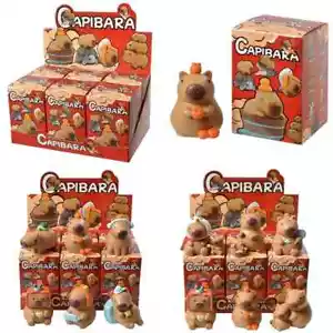 6Pcs Capybara Model Figures in Blind Box -Cute Trendy Toy Collection for Kids - Picture 1 of 16
