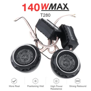 2PCS 140W Car Speaker Audio Stereo Super Power Loud Dome Tweeter High Efficiency - Picture 1 of 14