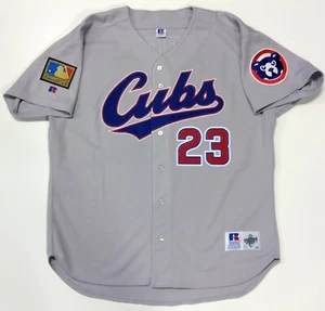 RYNE SANDBERG 1994 CHICAGO CUBS AUTHENTIC RUSSELL JERSEY 52 DIAMOND COLLECTION - Picture 1 of 8