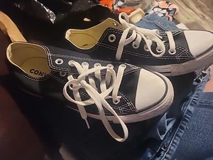Converse Shoes Chuck Taylor Ox All Star Black/White Sneakers Men 5.5 Womens 7.5  - Picture 1 of 10