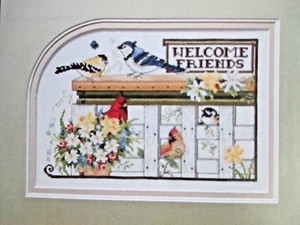 Backyard Tweets - Magazine cross stitch pattern - Welcome Friends Birds - Picture 1 of 1