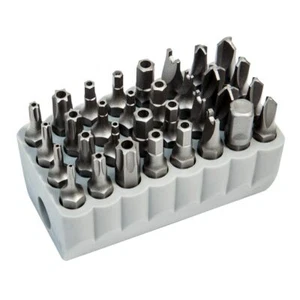 Klein Tools 32525 32 Piece Tamperproof Screwdriver Bit Set with Storage Block - Picture 1 of 4