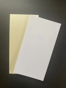 DL white card / panel / invite bulk pk250 special offer - Picture 1 of 1
