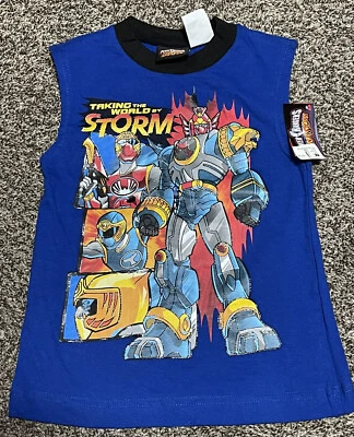Nueva con etiquetas Camiseta Vintage Power Rangers Taking The World By Storm Juvenil Talla 4-5 Foto 1 de 3
