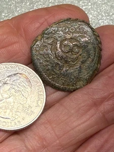 Large 1604 Countermarked To 8 Maravedis Silver Billon Spanish Coin #2-P - Picture 1 of 3