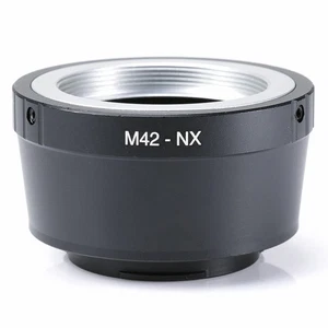 Metal M42 Screw Lens to Samsung NX Mount Adapter Ring NX5 NX10 NX11 NX100 NX200 - Picture 1 of 5