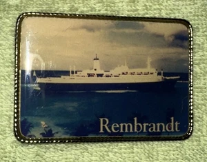 Vtg Rembrandt Yacht Refrigerator Magnet  - Picture 1 of 4