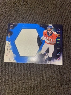 2016 Panini Origins Rookie Jumbo Jerseys Blue 10/49 Devontae Booker #RJJ-DB RC - Image 1 of 4