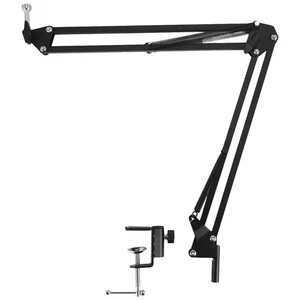 2X(Mikrofon Scheren Arm StäNder 75 Cm Hohe Tisch Ausleger Mikrofon AufhäNgu4825 - Bild 1 von 6