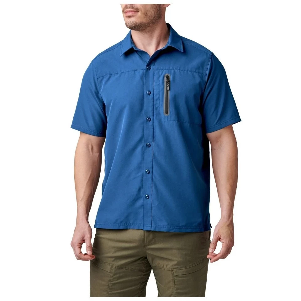5.11 Marksman Utility S/S Shirt 678 Ensign Blue - Image 1 of 1