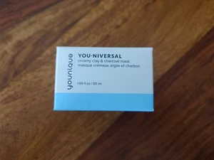 YOU·NIVERSAL Cremige Ton + Charcoal Maske, Clay charcoal mask, Neu OVP, Younique - Bild 1 von 2