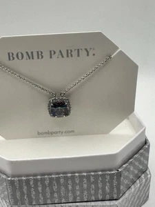 Bomb Party 18" Necklace RBP2518 The Sterling Club on .925 Sterling Silver - Picture 1 of 5