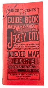 1966 New Jersey Red Book Street Guide & Maps - Jersey City, Union City, Hoboken - Picture 1 of 12