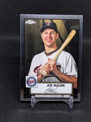 2021 Topps Chrome Platinum Anniversary - Joe Mauer #528 Minnesota Twins - Image 1 of 2