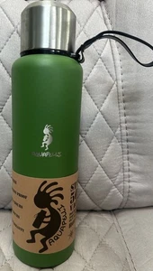 Aquapelli Edelstahl Getränkeflasche Vakuumisoliert Thermoskanne Grün 1500 ML - Bild 1 von 10