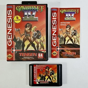 Sega Genesis Action Role Game Gauntlet IV US Ntsc Multiplayer Arcade RPG - Picture 1 of 5