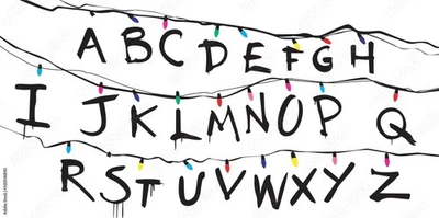 Stranger Things Alphabet Light Letters - Image 1 of 3